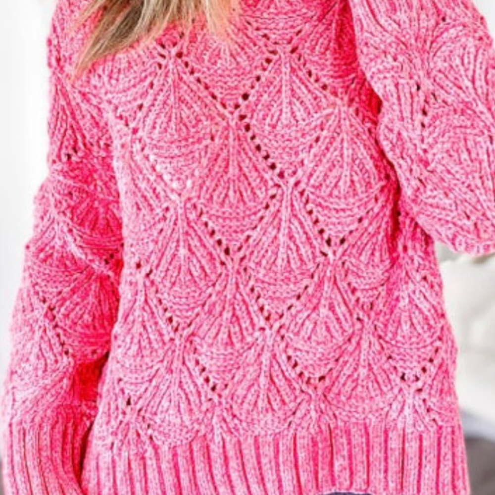 POL Long Sleeve Turtleneck Sweater